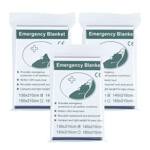 Manta de Emergencia 130x210 cm (Pack 3 unidades)